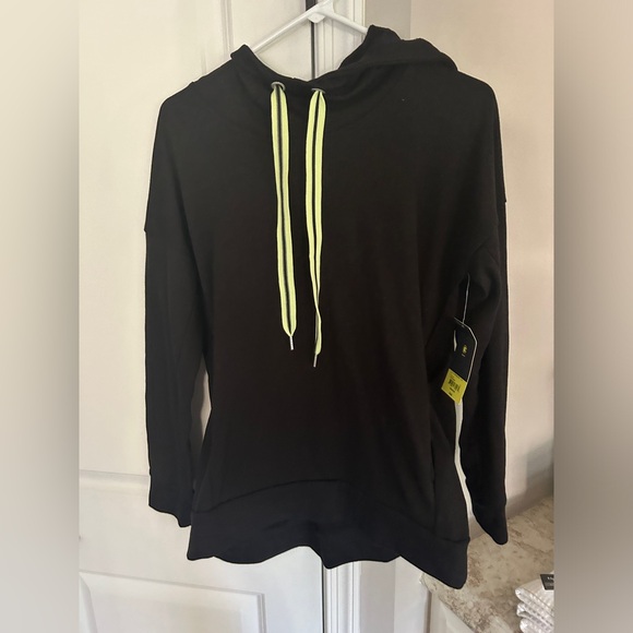 Women Xersion Pullover Hoodie Black Neon String Medium - Picture 1 of 8